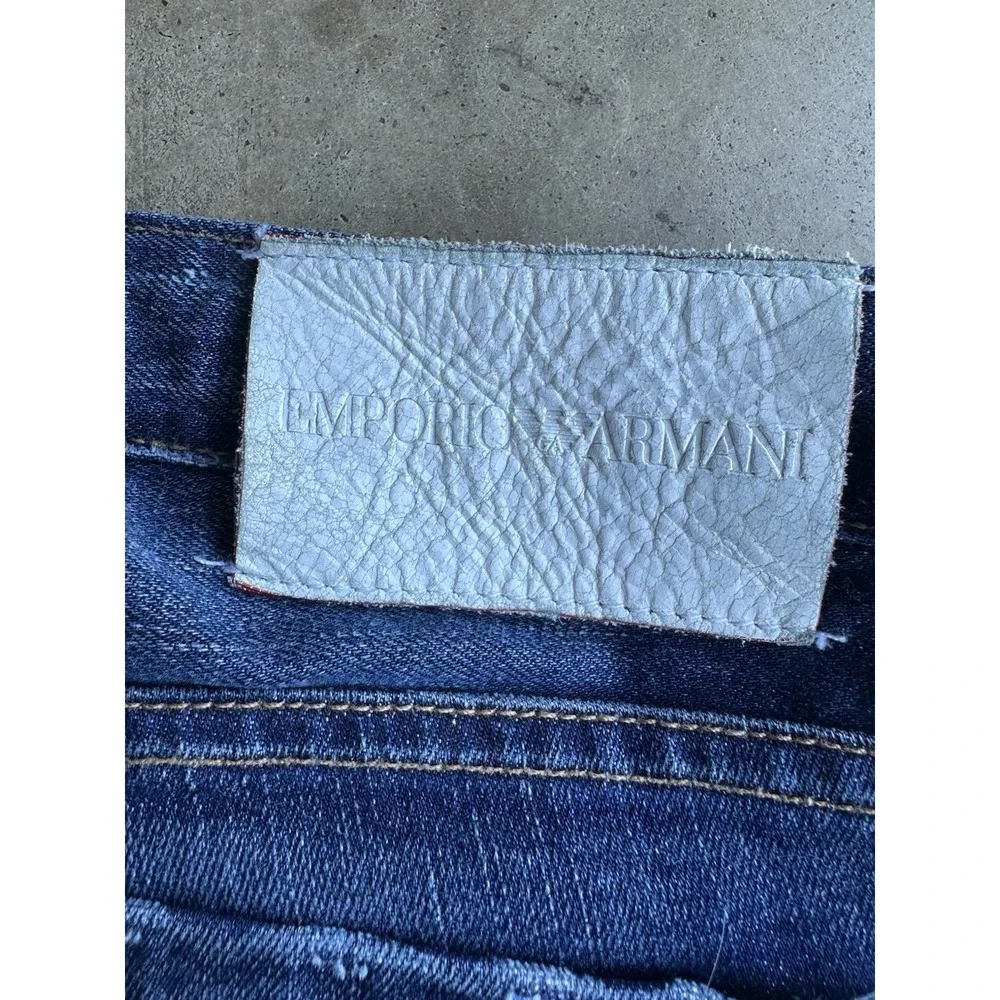 Dirty Vintage emporio armani Dark Indigo Slim jeans 30x26